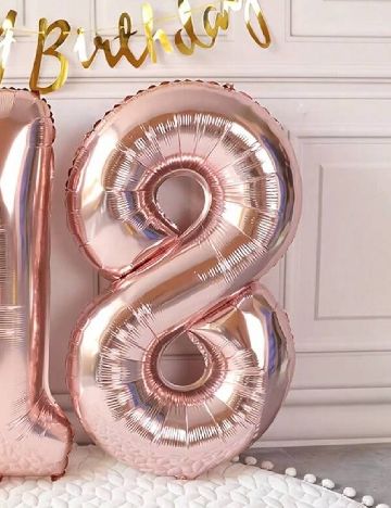 Balon folie cifra 8 SHEIN, roz