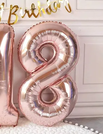 Balon folie cifra 8 SHEIN, roz