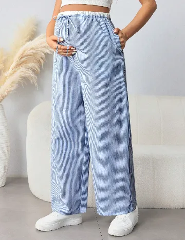 Pantaloni SHEIN Maternity, albastru