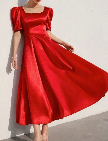 Rochie medie SHEIN, rosu