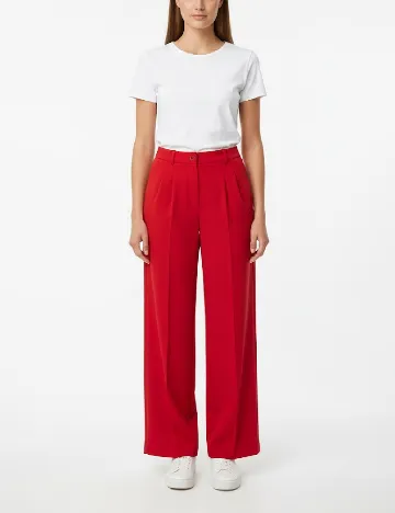 Pantaloni SHEIN, rosu