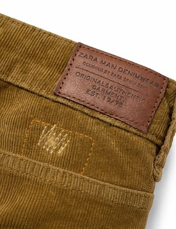 Pantaloni Zara, kaki