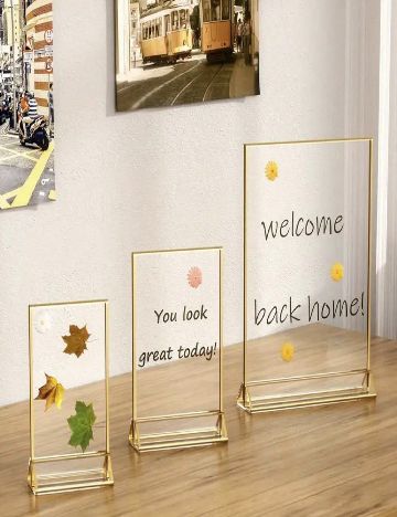 Set rame foto 3 bucati SHEIN, transparent