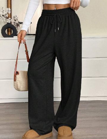 Pantaloni SHEIN, negru