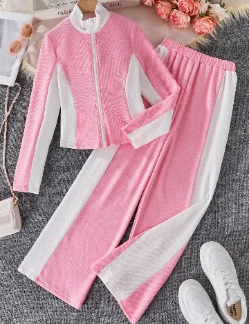 Compleu Shein Kids, roz