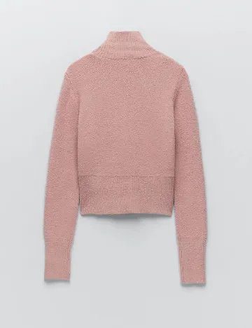 Pulover Zara, roz pudra