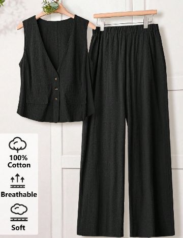 Compleu SHEIN CURVE, negru