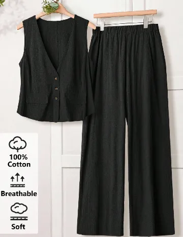 Compleu SHEIN CURVE, negru