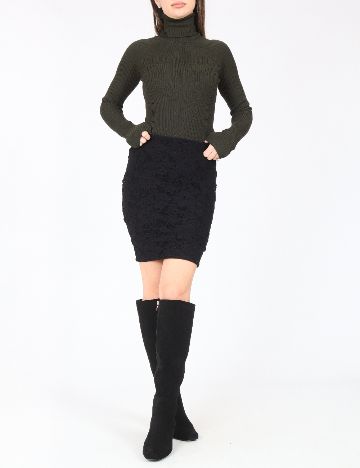 Fusta Bershka, negru