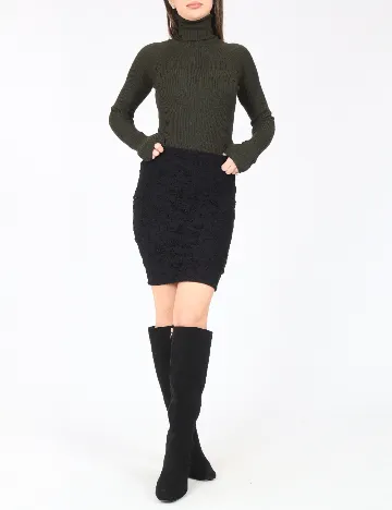 Fusta Bershka, negru