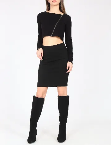 Fusta Bershka, negru