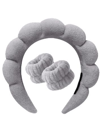 Set coronita si accesorii pentru incheieturi SHEIN, gri