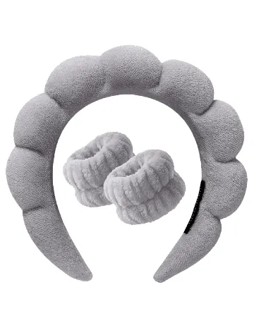 Set coronita si accesorii pentru incheieturi SHEIN, gri