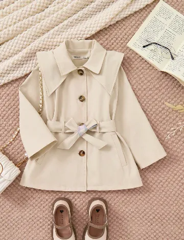Trench Shein Kids, crem