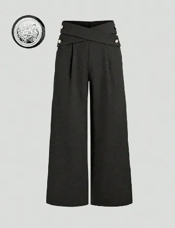 Pantaloni SHEIN CURVE, gri