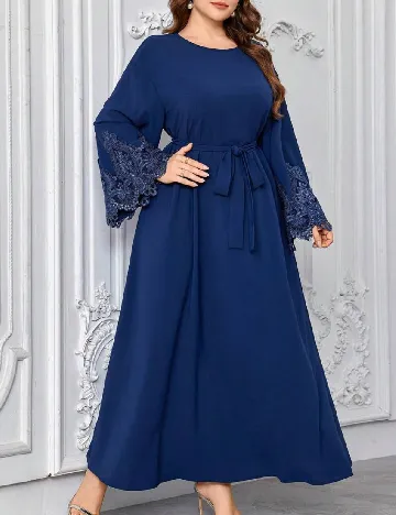 Rochie lunga SHEIN CURVE, albastru