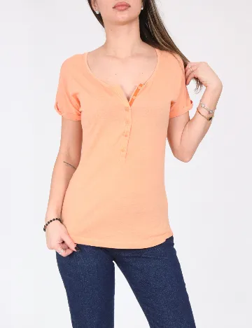 Tricou Bershka, portocaliu