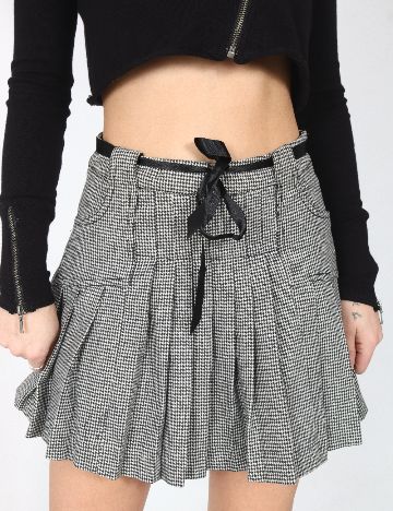 Fusta Zara, alb/negru