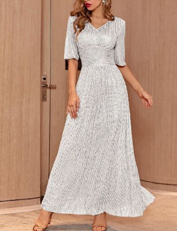 Rochie lunga SHEIN, argintiu