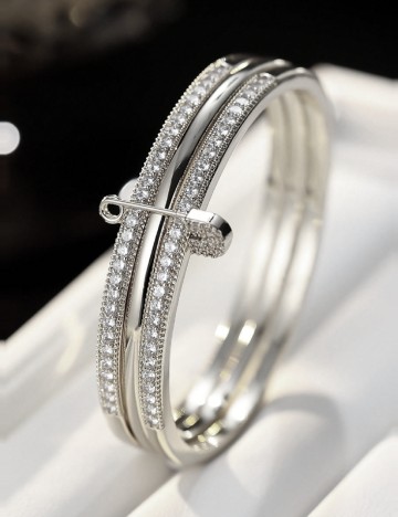 Bratara SHEIN, argintiu