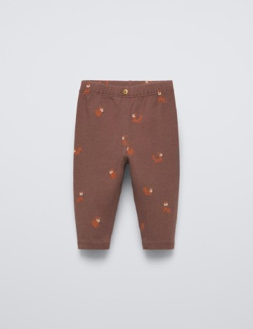 Pantaloni Zara, maro