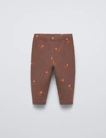 Pantaloni Zara, maro