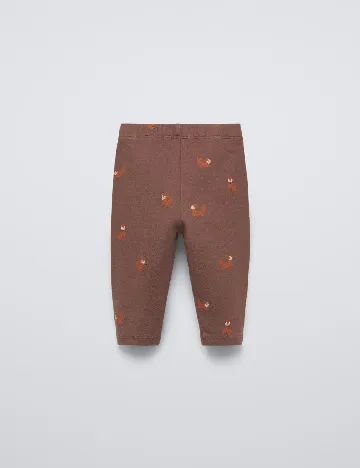 Pantaloni Zara, maro