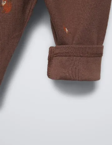 Pantaloni Zara, maro