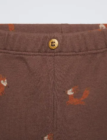 Pantaloni Zara, maro