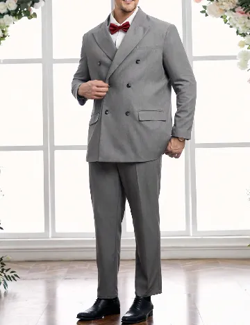 Costum SHEIN Plus Size Men, gri