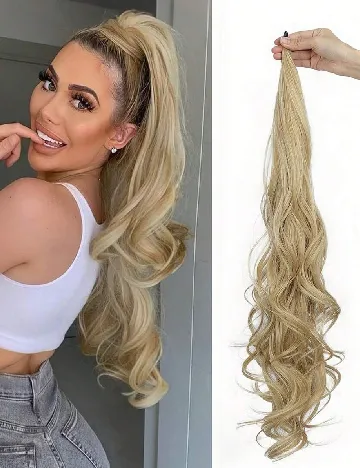 Extensie de par SHEIN, galben