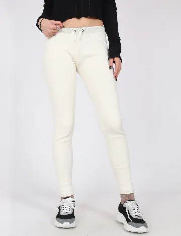 Pantaloni Zara, ecru