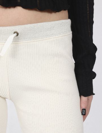 Pantaloni Zara, ecru