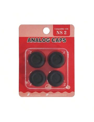 Set butoane Joystick Nintendo Switch 2 4 bucati SHEIN, negru