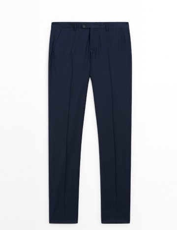Pantaloni Massimo Dutti, bleumarin