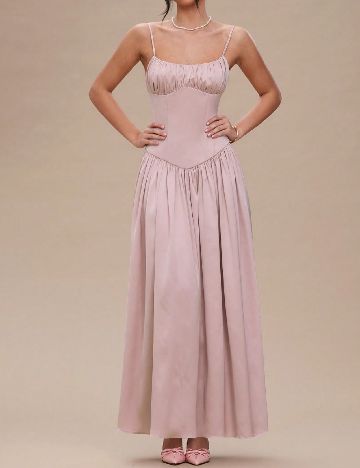 Rochie lunga SHEIN, roz