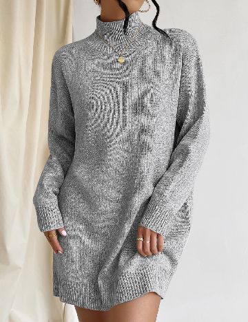 Rochie scurta SHEIN, gri