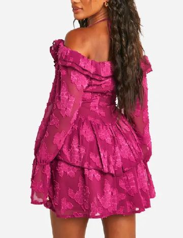 Rochie scurta Boohoo, roz