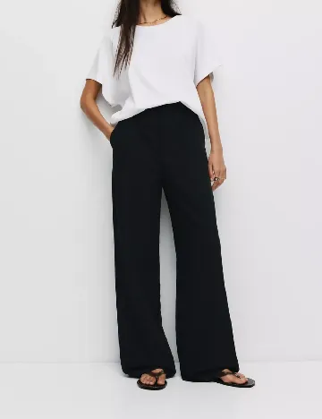 Pantaloni Pull&Bear, negru