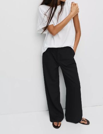 Pantaloni Pull&Bear, negru