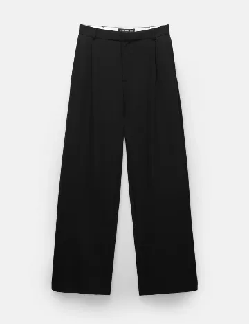 Pantaloni Pull&Bear, negru