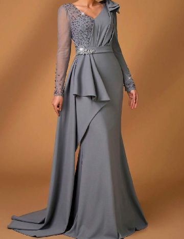 Rochie lunga SHEIN, gri