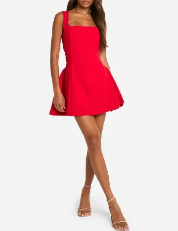 Rochie scurta Boohoo, rosu