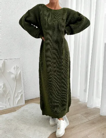 Rochie lunga SHEIN, verde