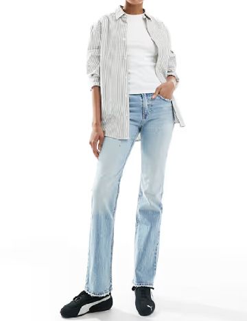 Blugi Stradivarius, albastru