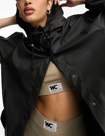 Jacheta de ploaie ASOS, negru