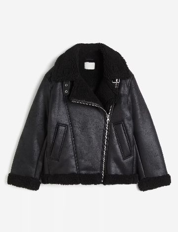 Jacheta Oversize H&M, negru