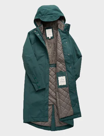 Geaca impermeabila Seasalt Cornwall, verde inchis