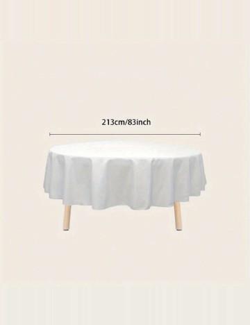 Set fete de masa 10 bucati SHEIN, alb