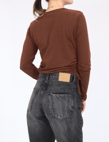 Bluza Threadbare, maro